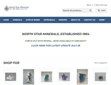 Tablet Screenshot of northstarminerals.com